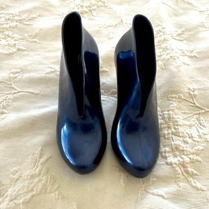 Blue Melissa ankle boots vintage